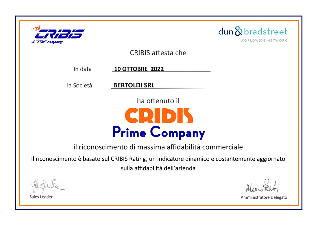 Premio CRIBIS Prime Company