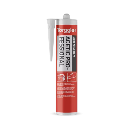 SILICONE ACETICO PROFESSIONALE TRASPARENTE 310 ML COD.8118