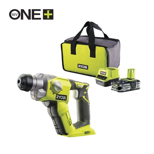 TASSELLATORE RYOBI 18V ONE+ 1 BATTERIA 2.5AH SDS+R18SDS-125S COD.0302000250