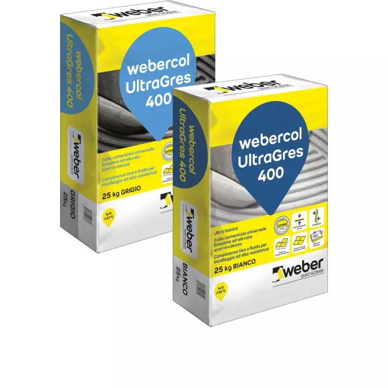 WEBERCOL ULTRAGRES 400 GRIGIO 25 KG COD.5200866382