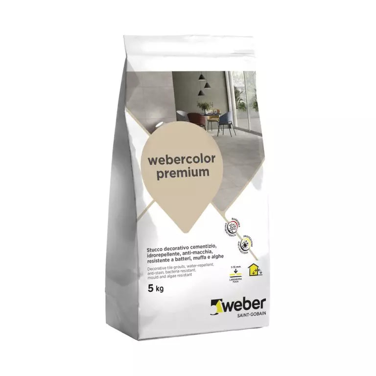 WEBERCOLOR PREMIUM 614 ANTRACITE 5 KG COD.5200907720