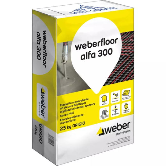 WEBERFLOOR ALFA 300 25 KG COD.5200896439